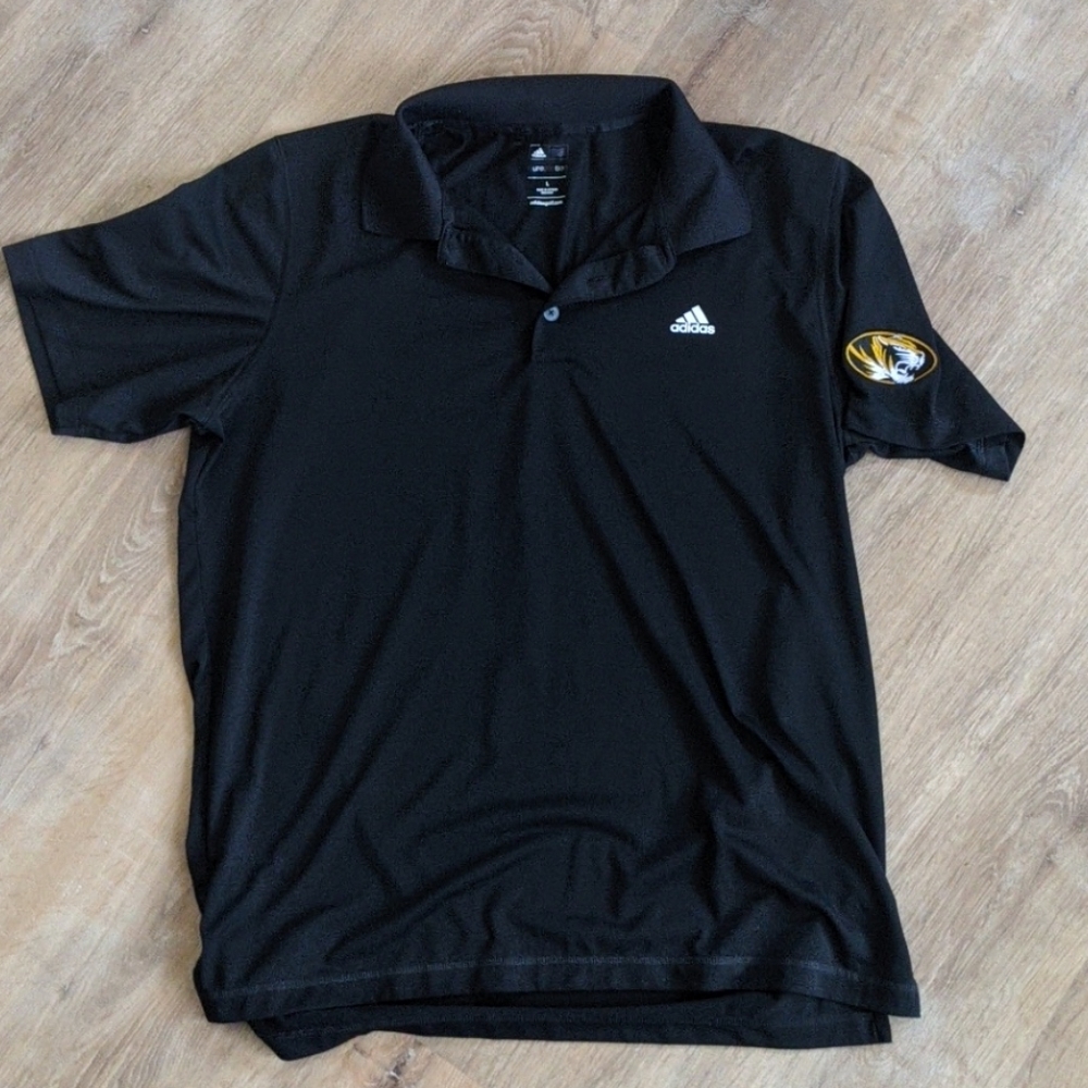 Mens Adidas Mizzou Golf Polo